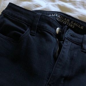american eagle black skinny jeans